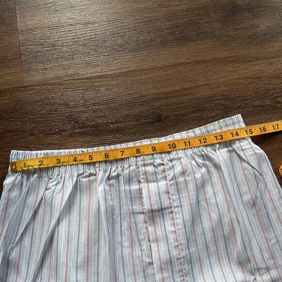 NOS Vintage Boxer Shorts 1970s Permanent Press Size 38 Light Blue Stripe - Picture 6 of 7